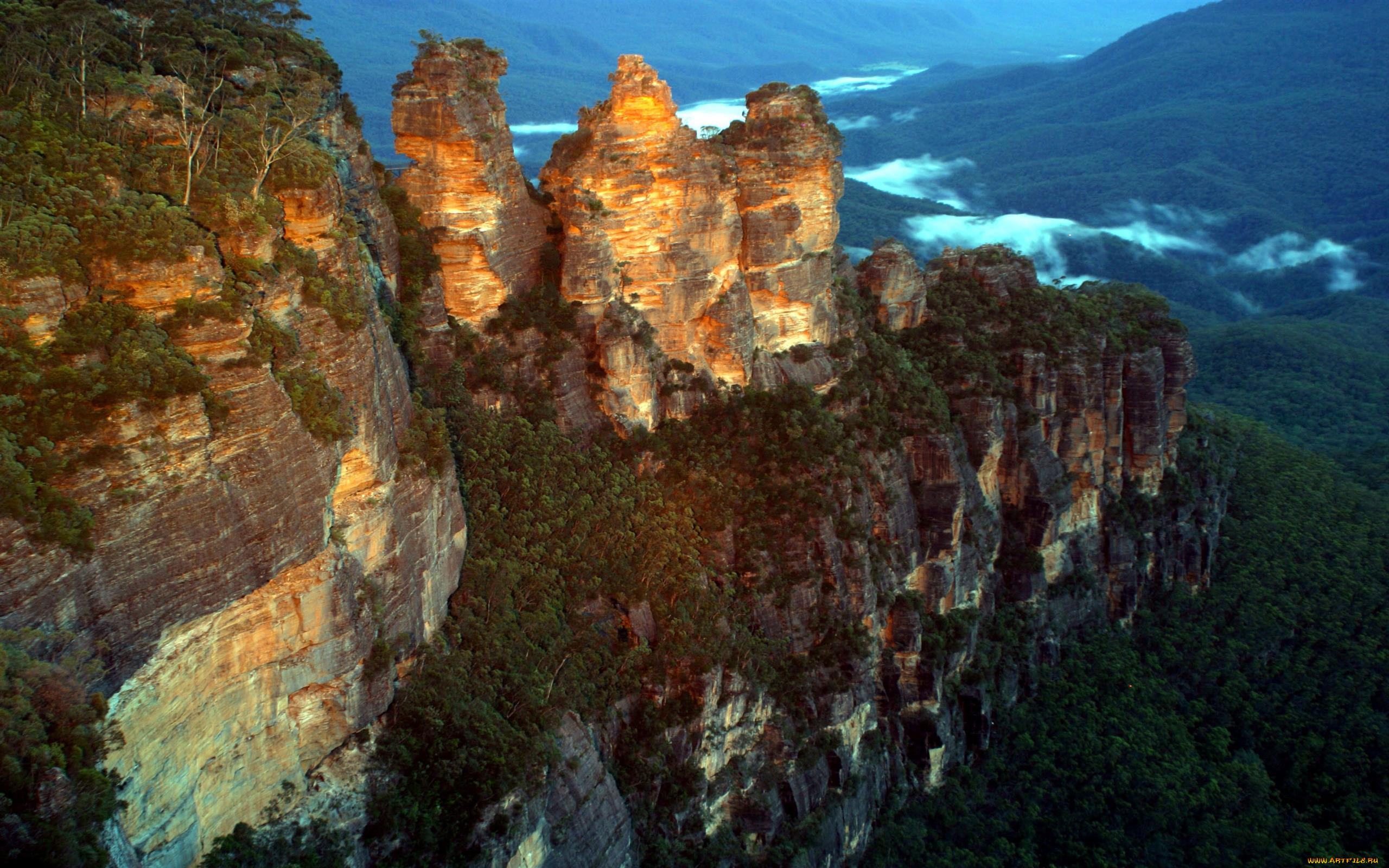 three sisters mountains, new south wales, australia, , , new, south, wales, three, sisters, mountains